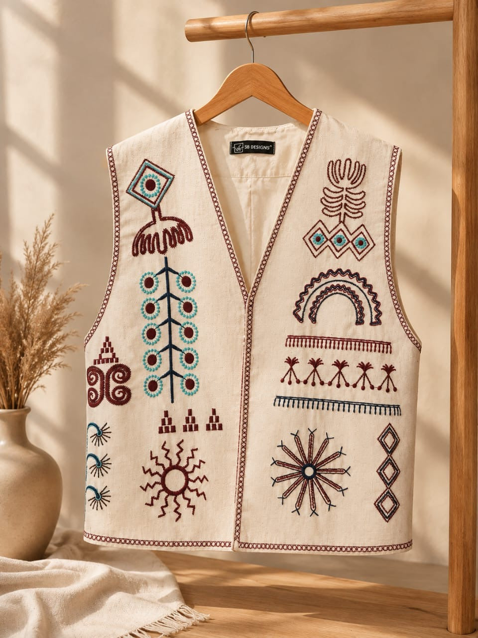 Embroidery Colors Vest