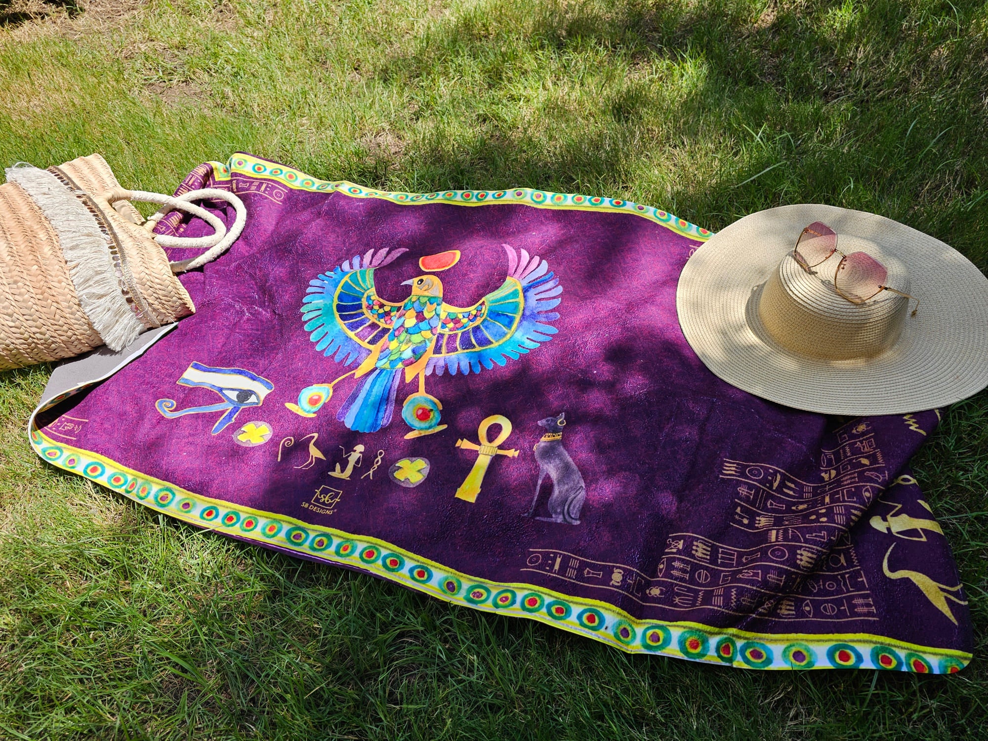 Purple Kalahari Towel
