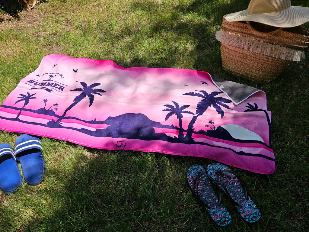 Pink Miami Towel