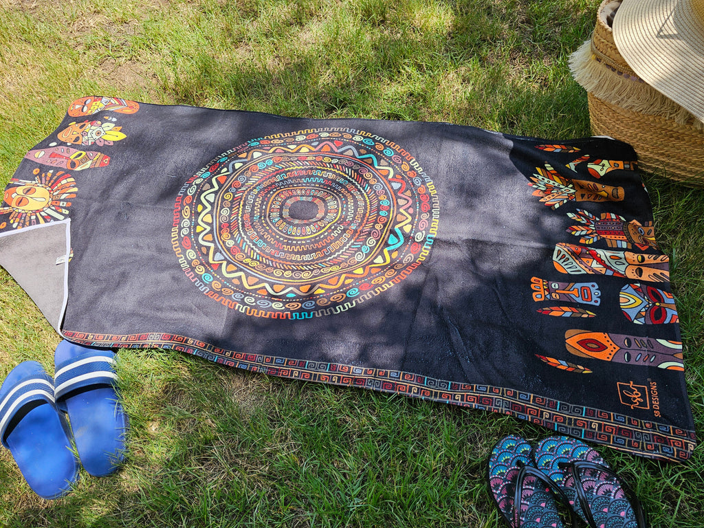 Black African Towel