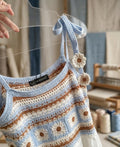 Baby Blue Crochet Dress