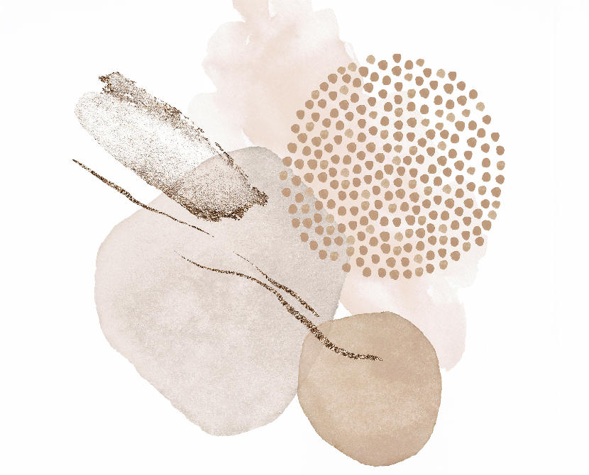 White Beige Stain Chiffon Scarf