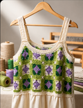Green Crochet Dress