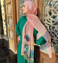 Kashmir Birds Chiffon Scarf