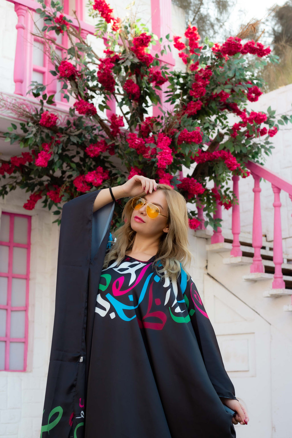 Color Mirage Flow Loose Dress