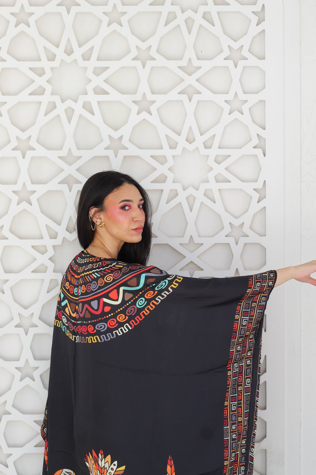 Black African Loose Dress