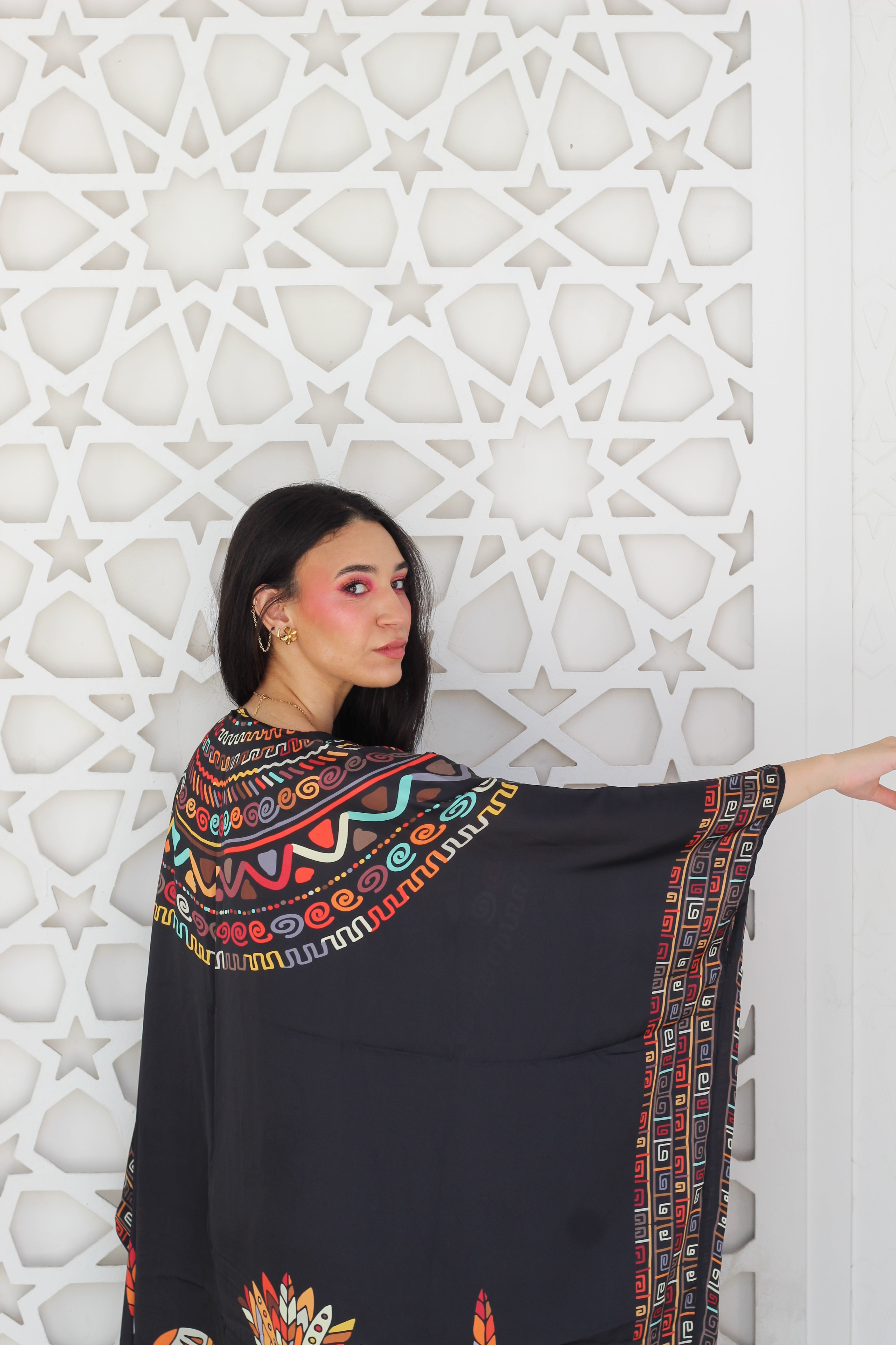 Black African Loose Dress