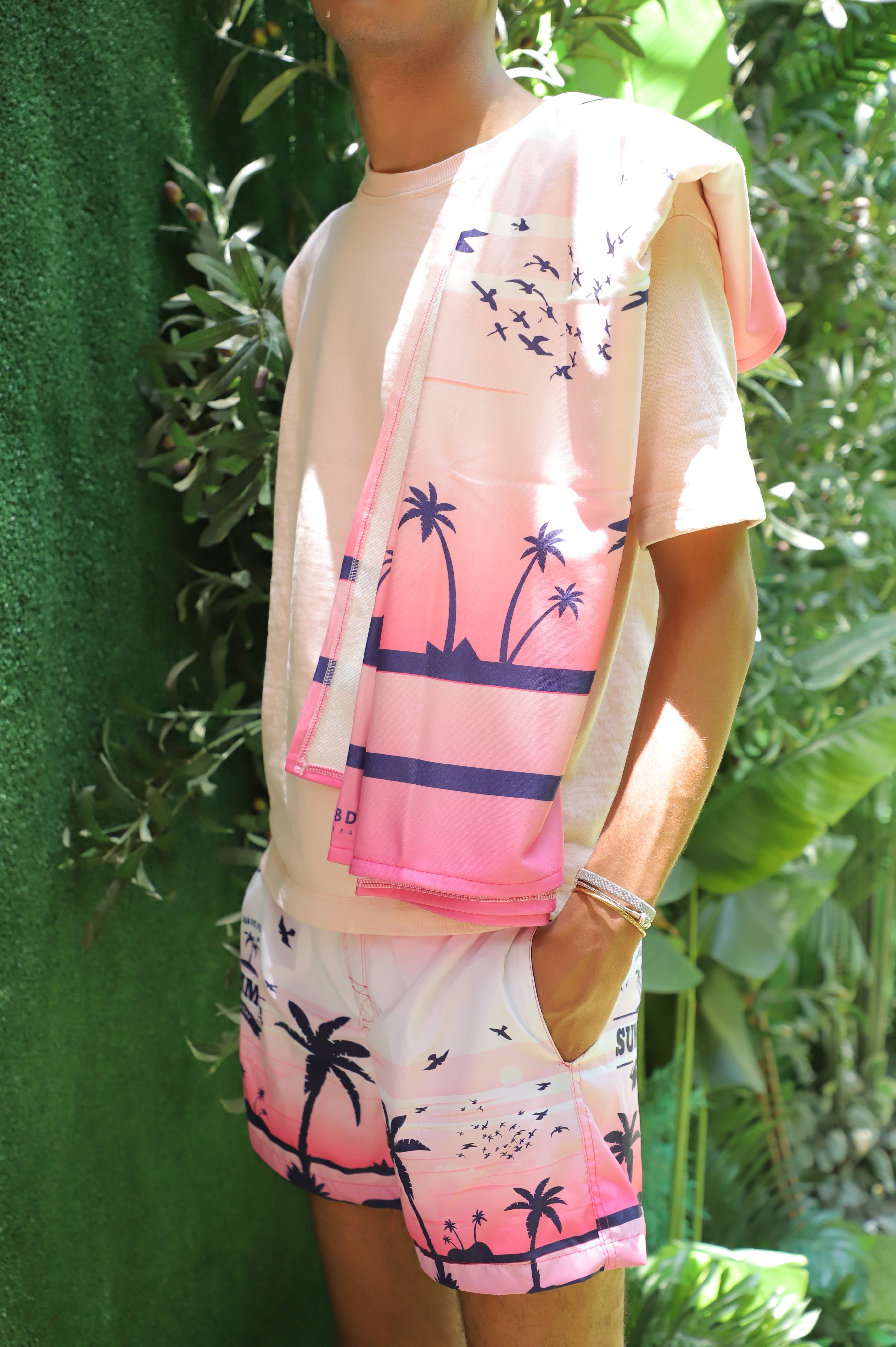 Pink Miami Towel