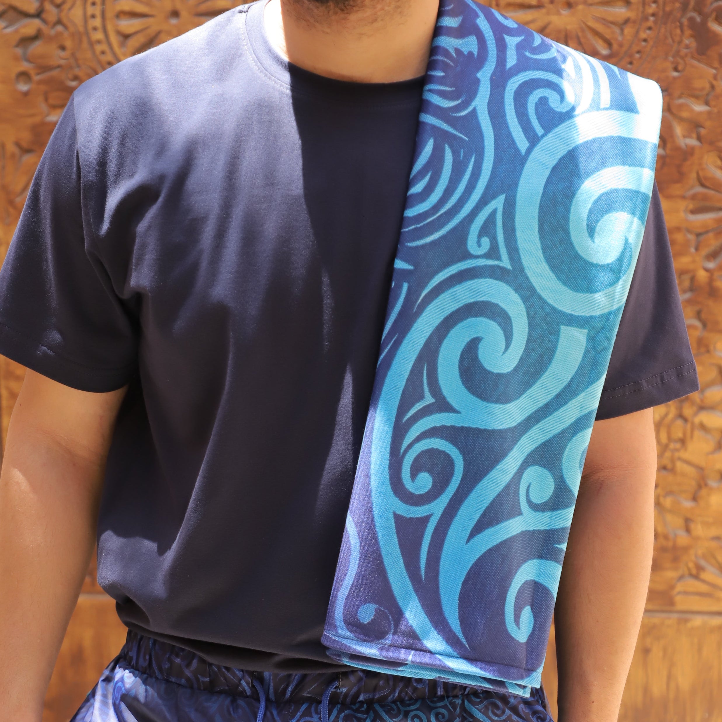 Blue Mouri Towel