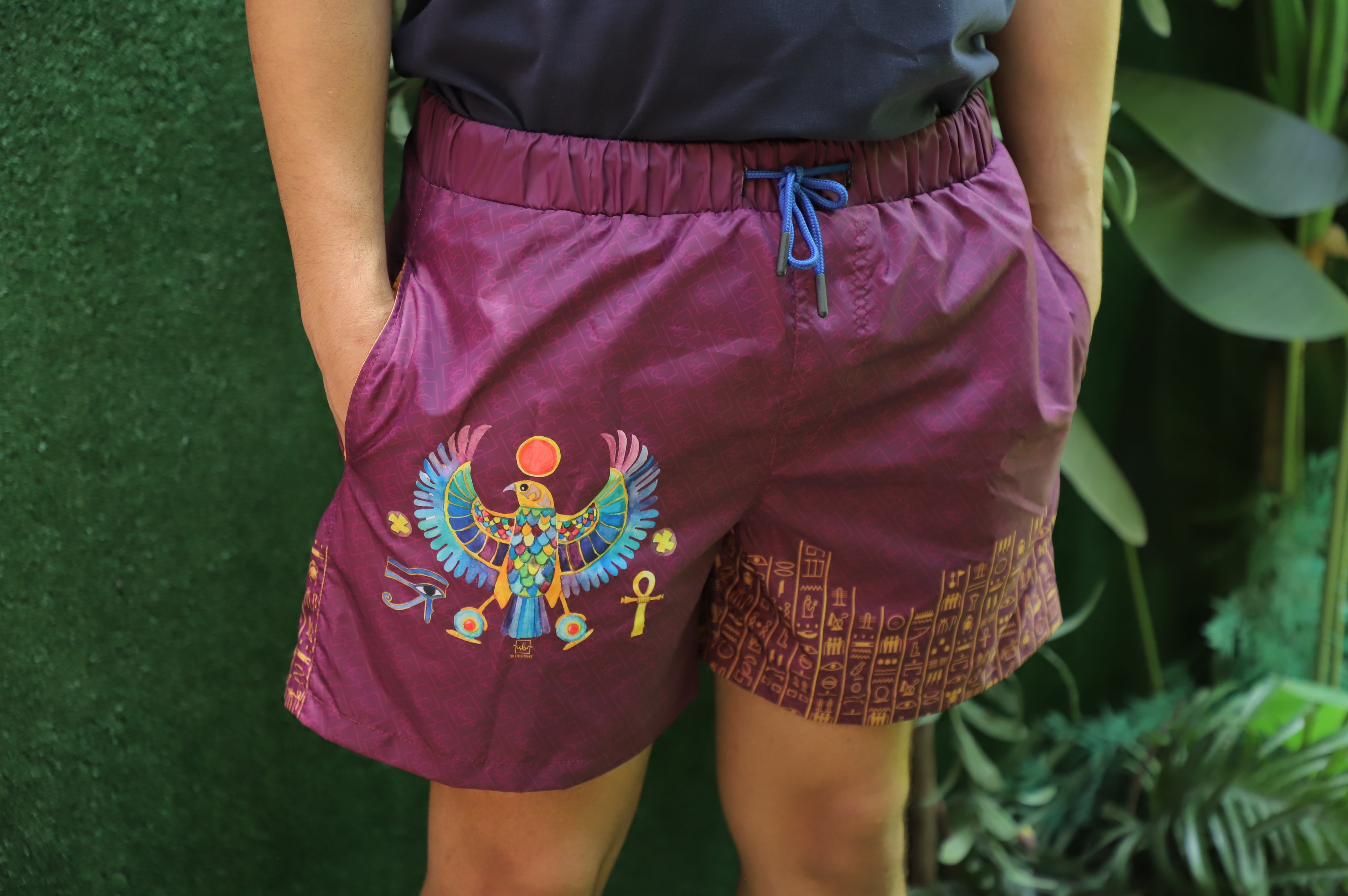 Purple Pharaonic Eagle Trunks