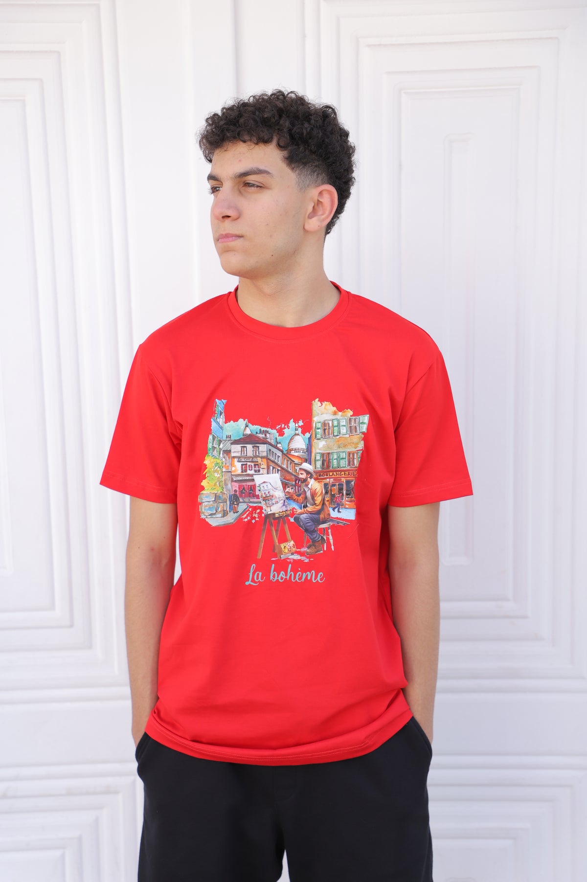 Red Artist La Boheme T-Shirt