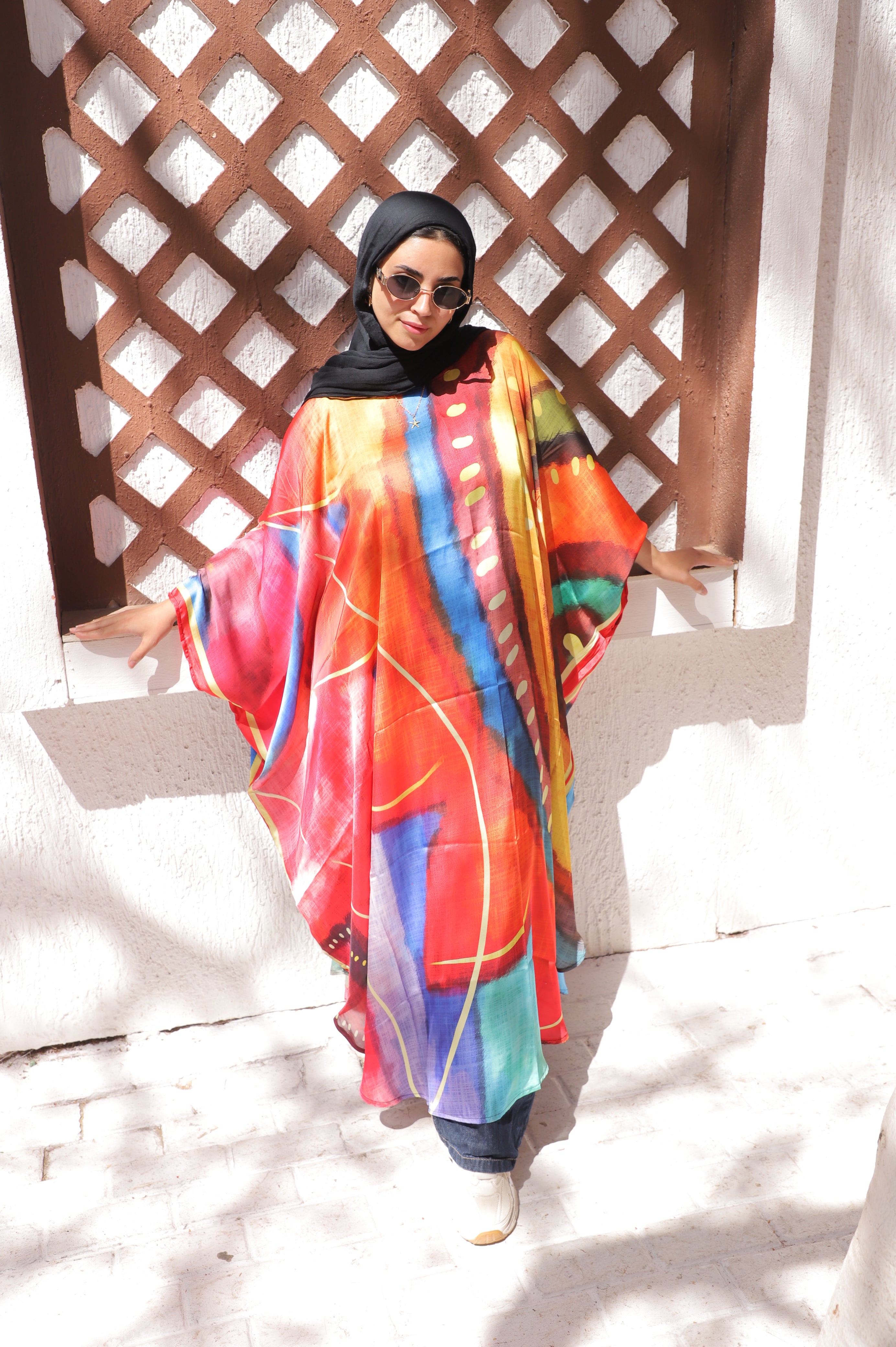 Red Sun Loose dress