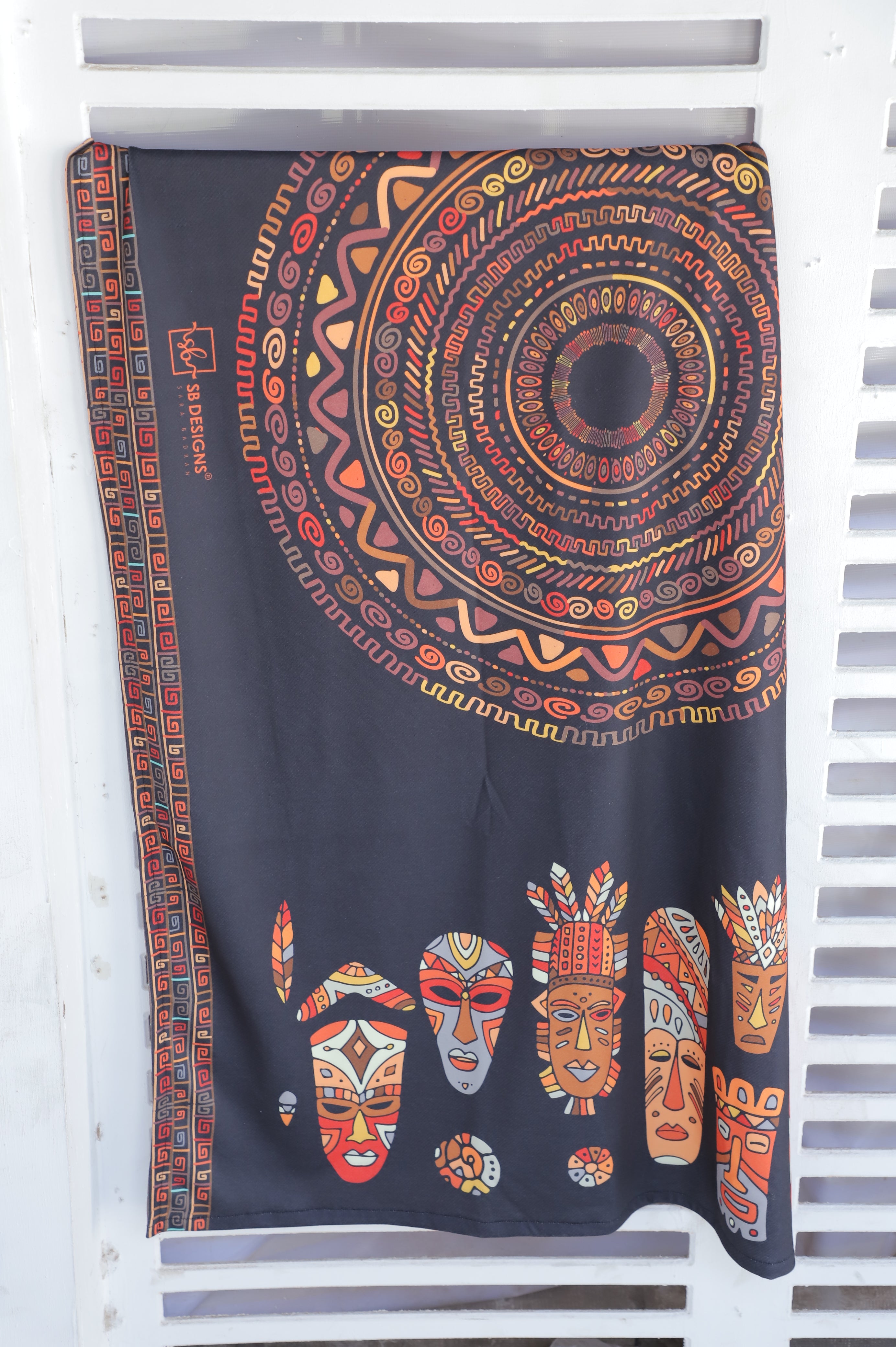 Black African Towel