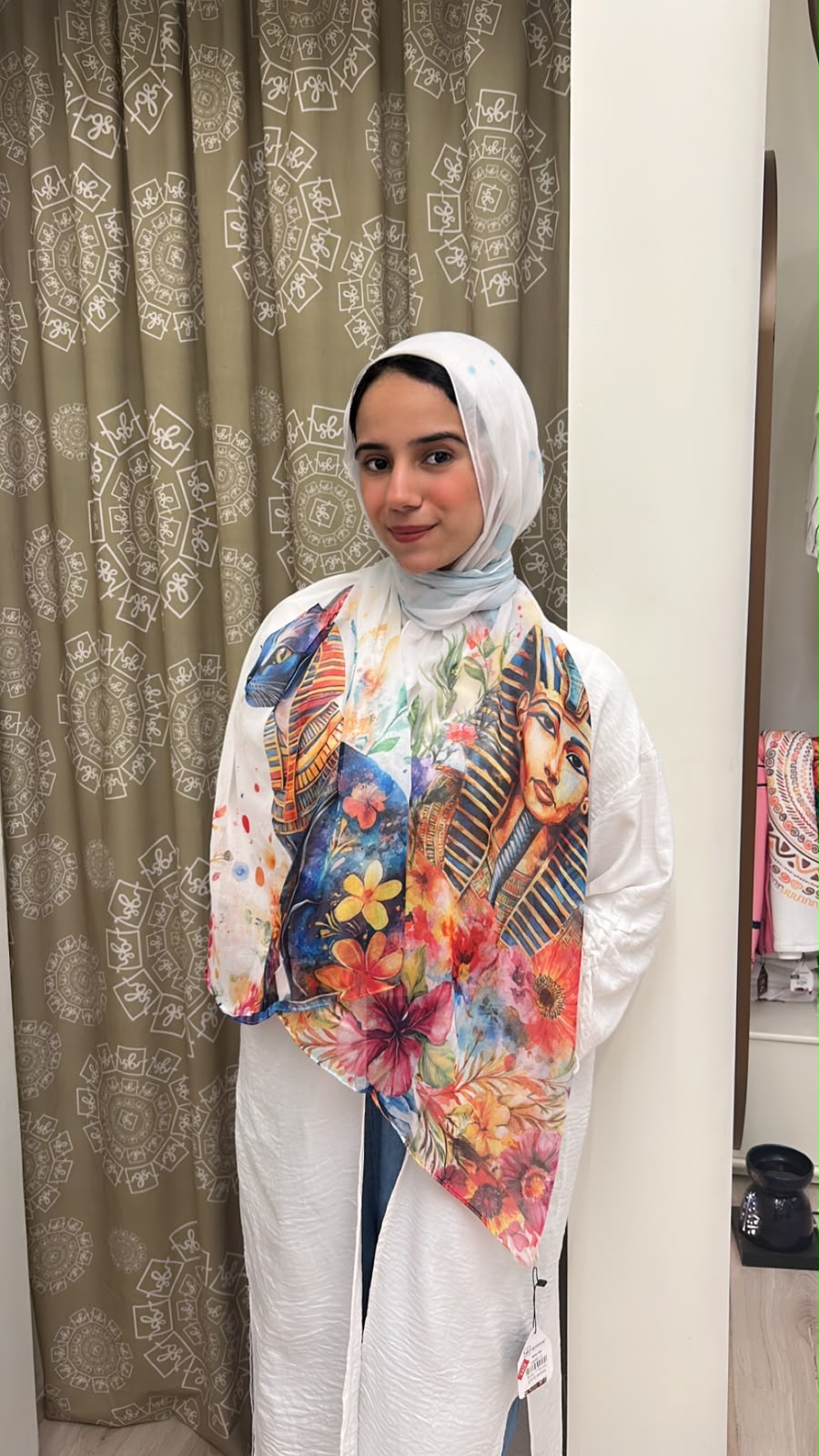 Tutankhamun Chiffon Scarf
