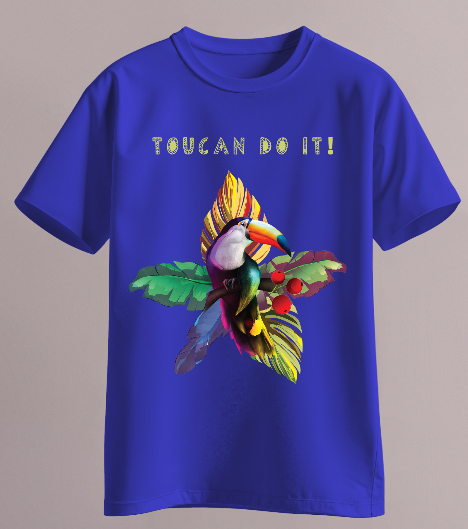 Royal Blue Toucan T-Shirt