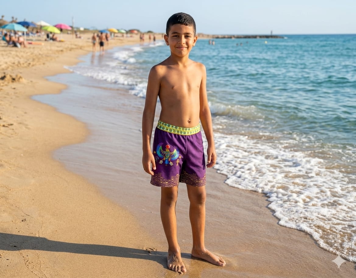 Purple Kalahari Kids Swimwear