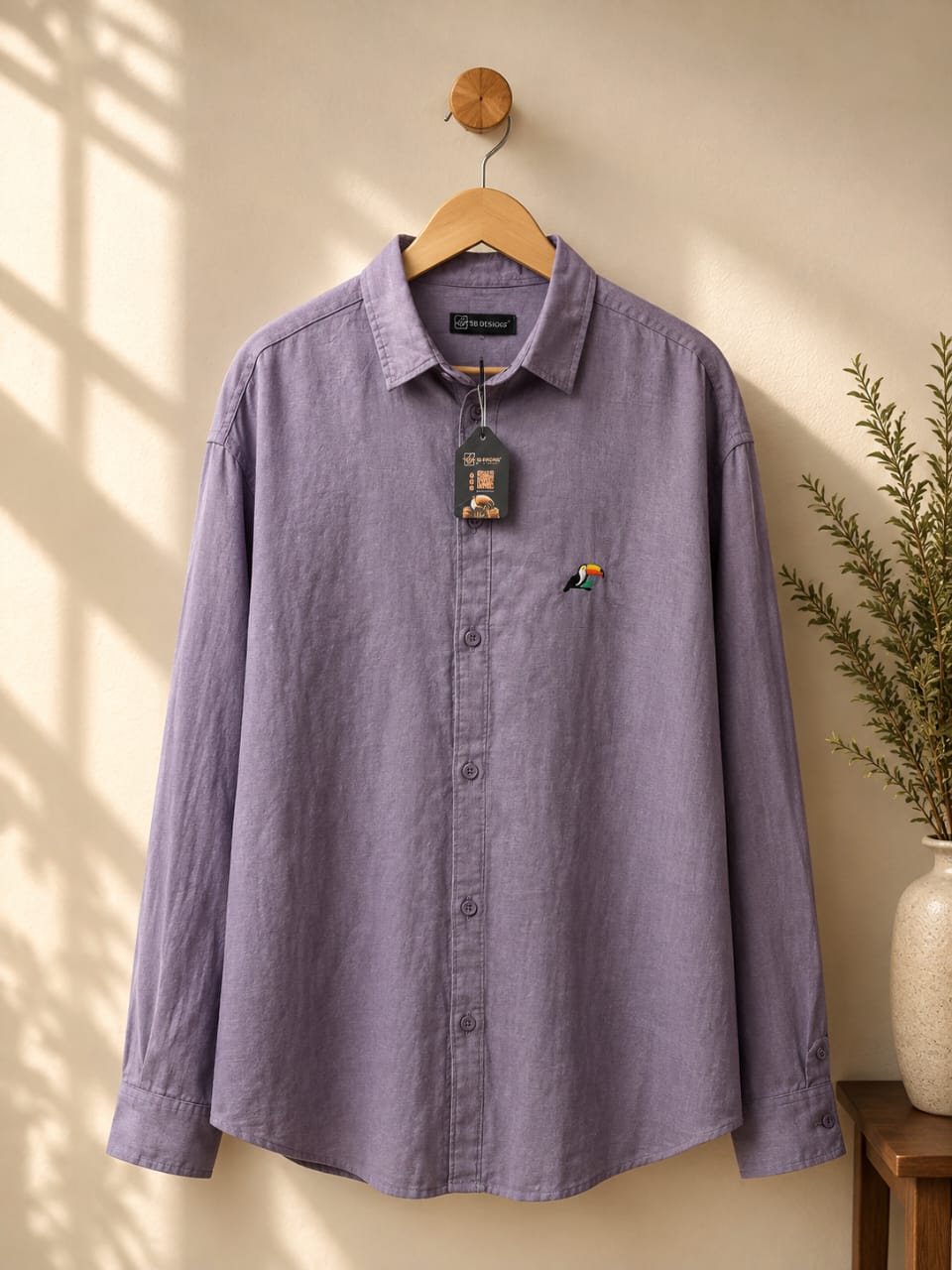 Grey Linen Shirt