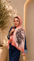 Light Brown Horse Cotton Feel Scarf