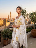 SB Gold chiffon poncho