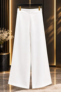 White classic wide leg