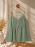 Mint Green Strappy Tank Top