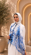 Blue City Cotton Feel Scarf