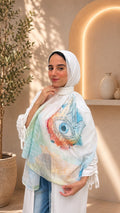 khamsa w khmesa Cotton Feel Scarf