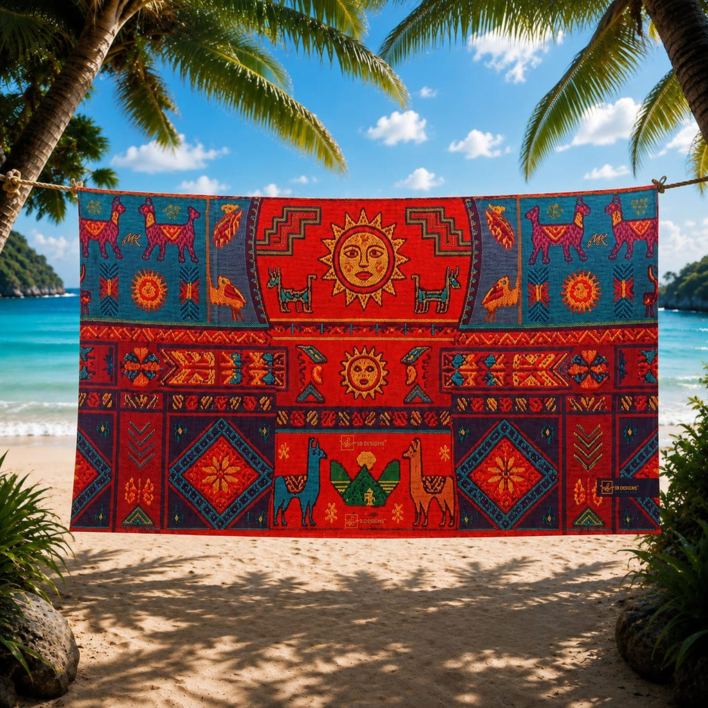 Red Sun Towel