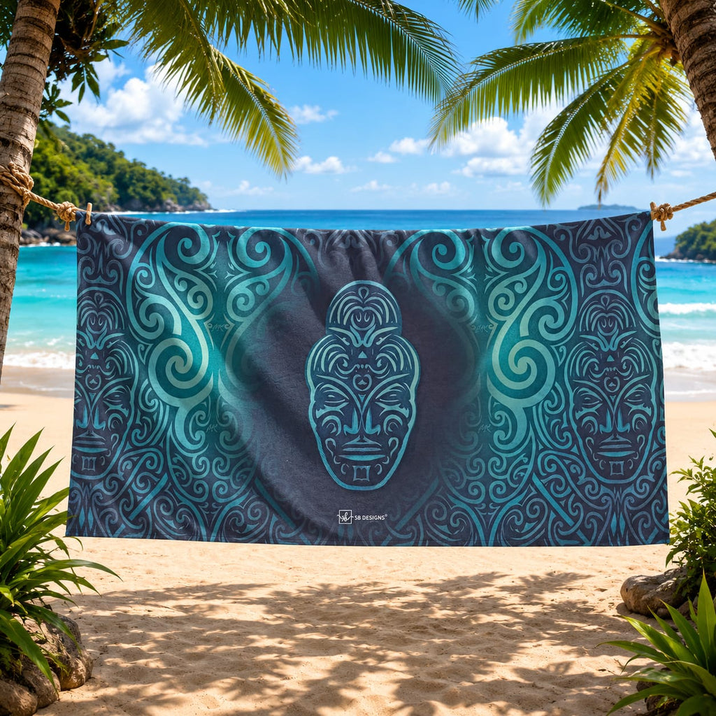 Blue Mouri Towel