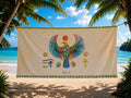 Cream Pharaonic Eagle Towel