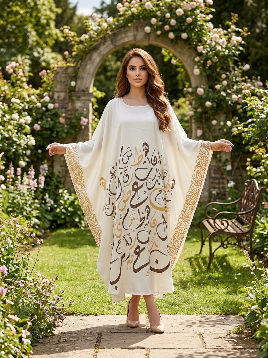 Arabic Gold Loose Dress