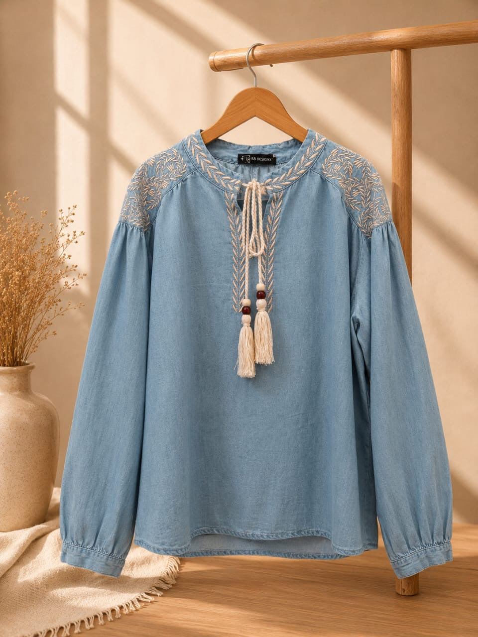 Blue Denim Blouse